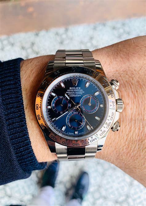 rolex daytona blue dial price